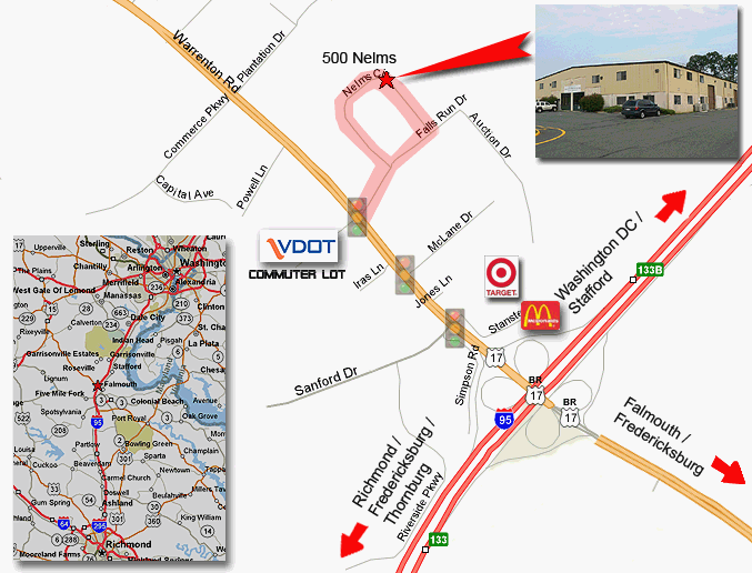 Location of the Stafford Royals Gym
